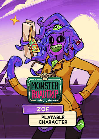 Monster Prom 3: Monster Roadtrip - Playable Character Zoe cover