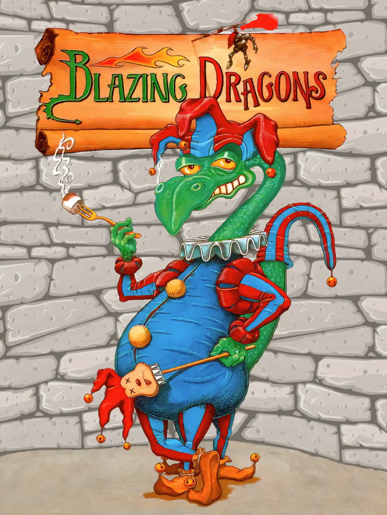 Blazing Dragons cover