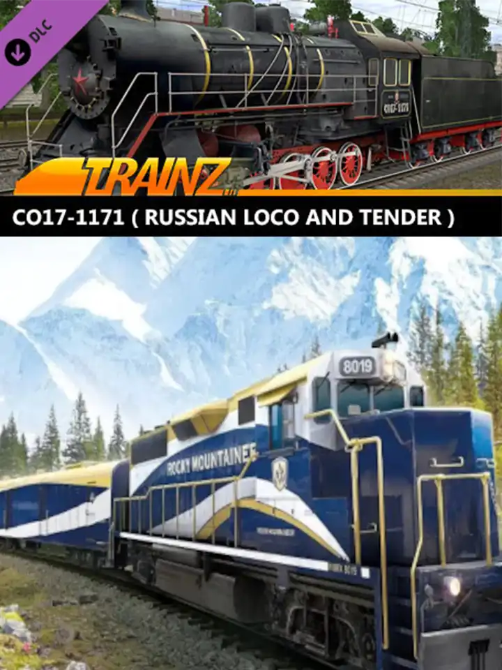 Trainz Railroad Simulator 2019: CO17-1171 Russian Loco and Tender cover
