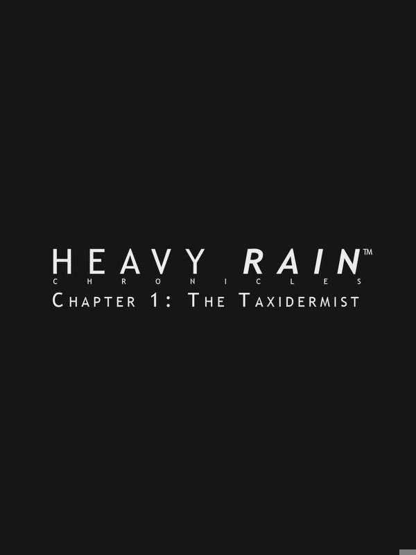 Heavy Rain: The Taxidermist cover