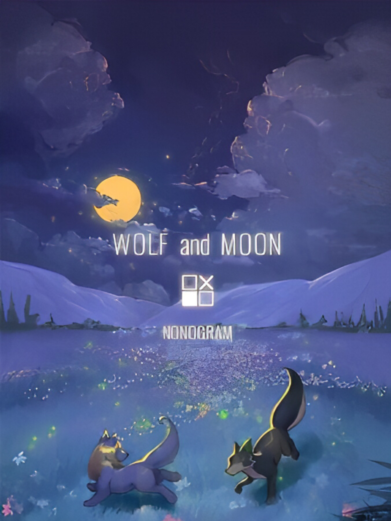 Wolf And Moon: Nonogram cover