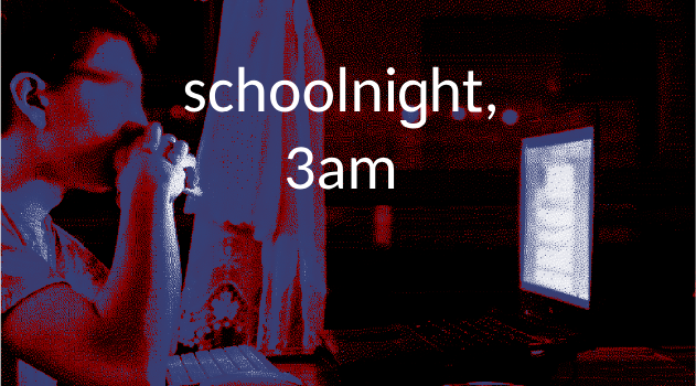 Schoolnight, 3am cover
