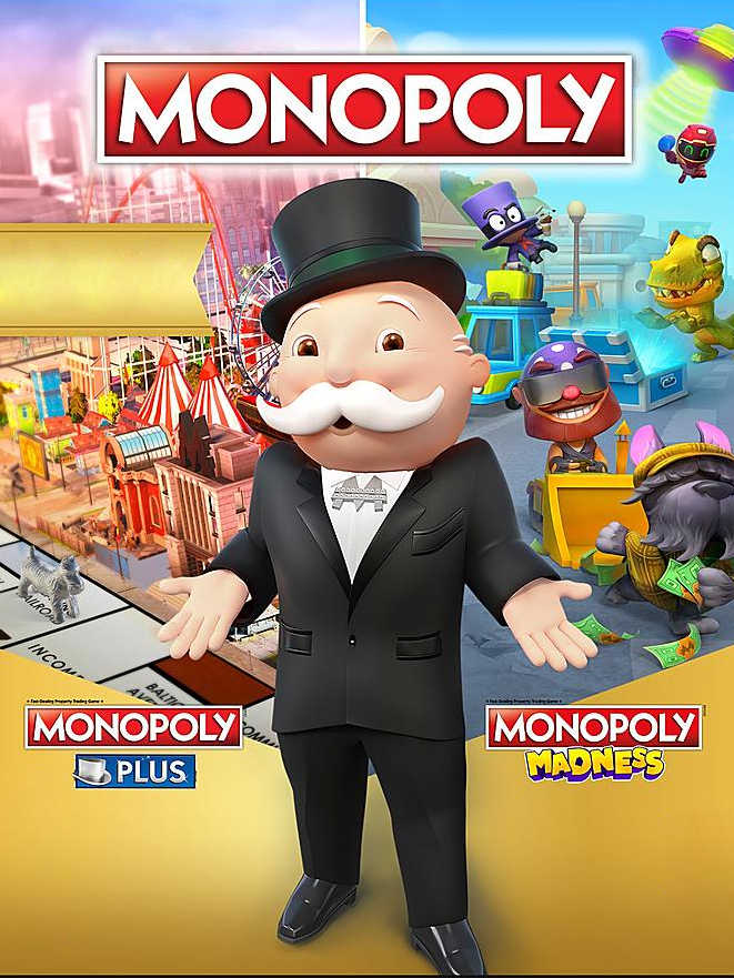 Monopoly Plus and Monopoly Madness cover