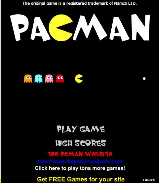 Pac-Man cover