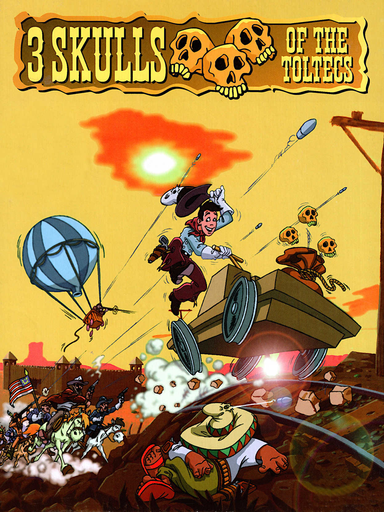3 Skulls of the Toltecs cover