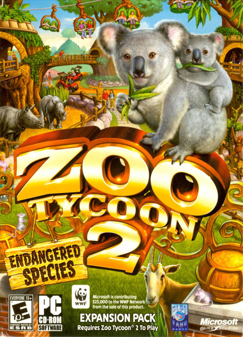 Zoo Tycoon 2: Endangered Species cover