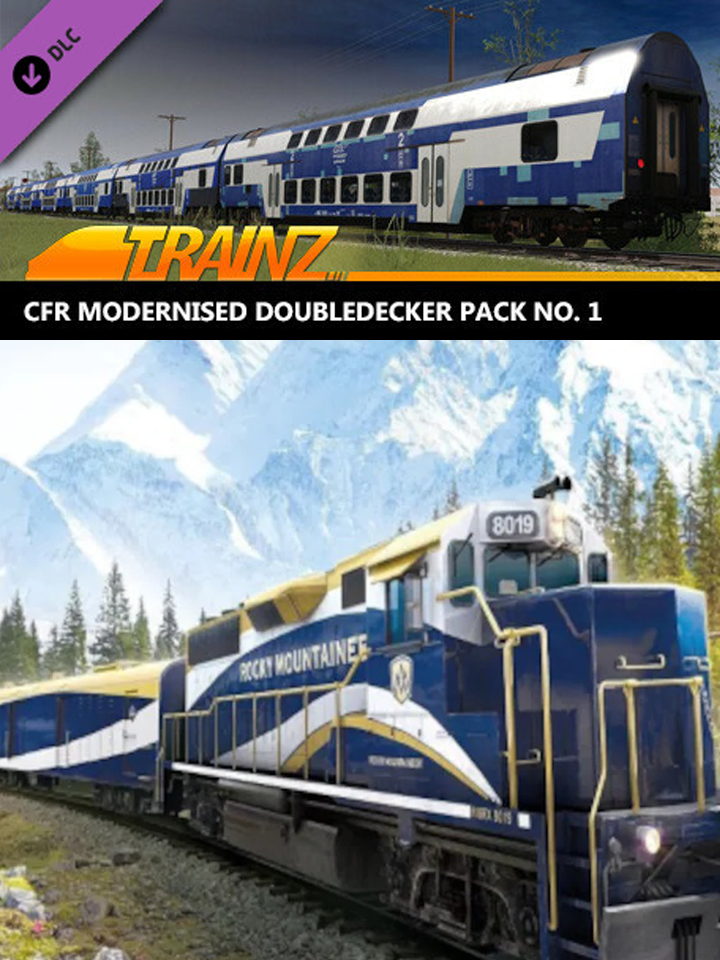 Trainz Railroad Simulator 2019: CFR Modernised Doubledecker Pack No. 1 cover