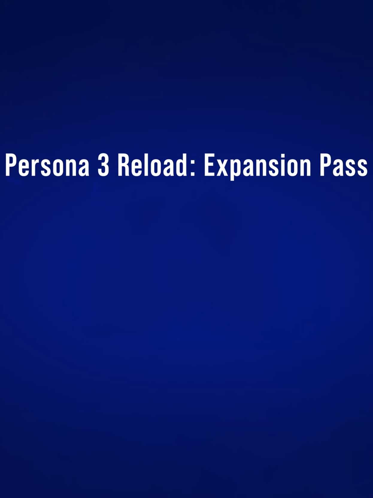 Persona 3 Reload: Expansion Pass cover
