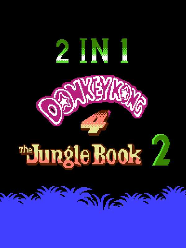 2 in 1: Donkey Kong 4 + The Jungle Book 2 cover