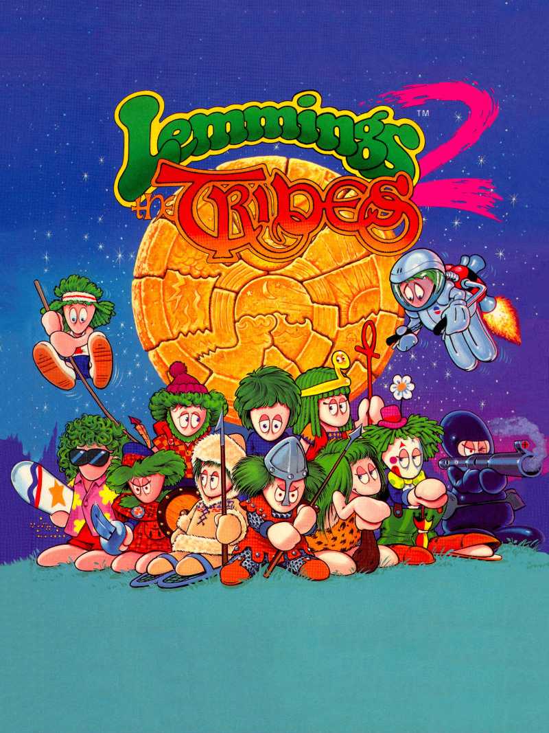 Lemmings 2: The Tribes cover