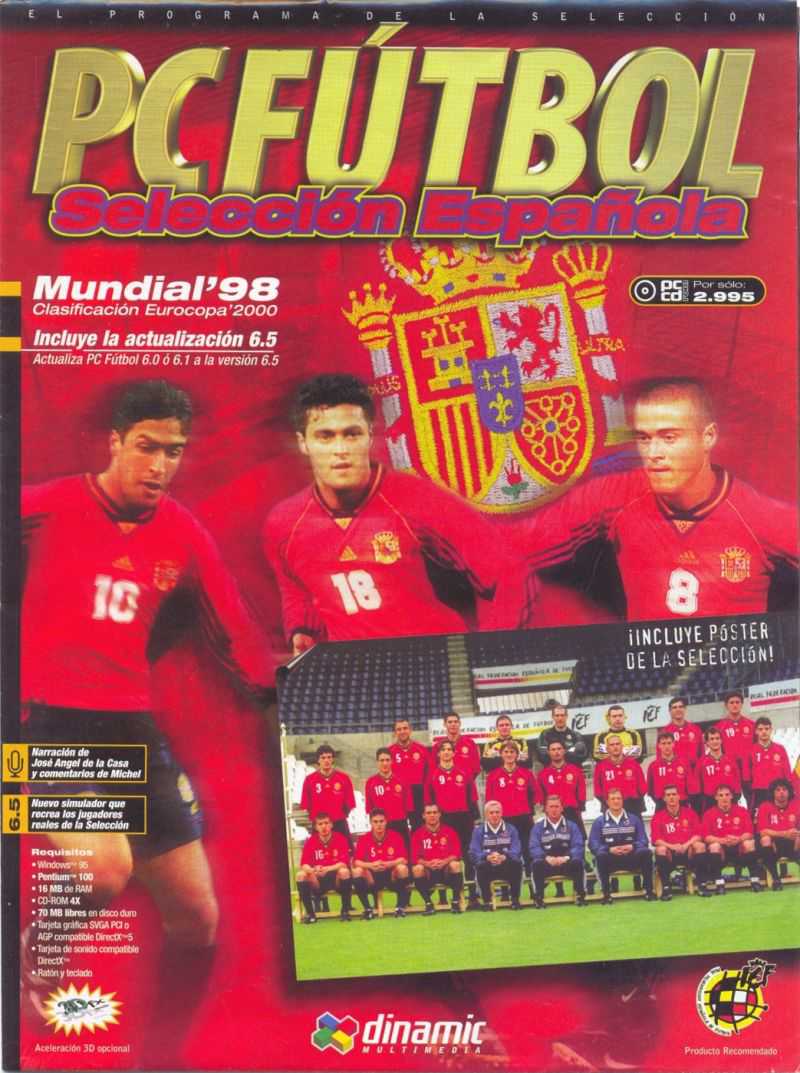 PC Fútbol Selección Española '98 cover