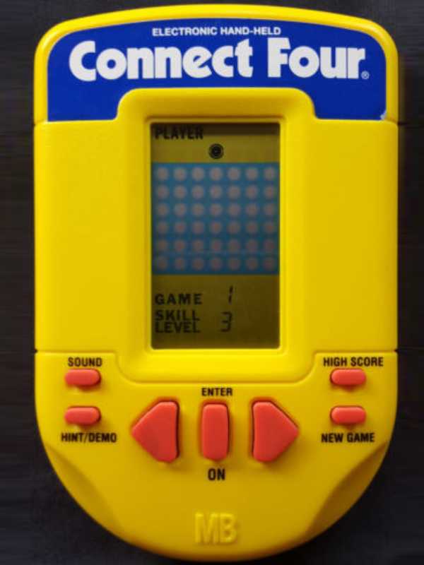 Electronic Hand-Held Connect Four cover