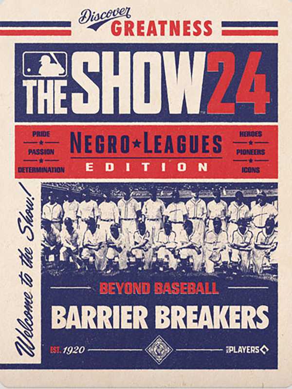 MLB The Show 24: Negro Leagues Edition cover