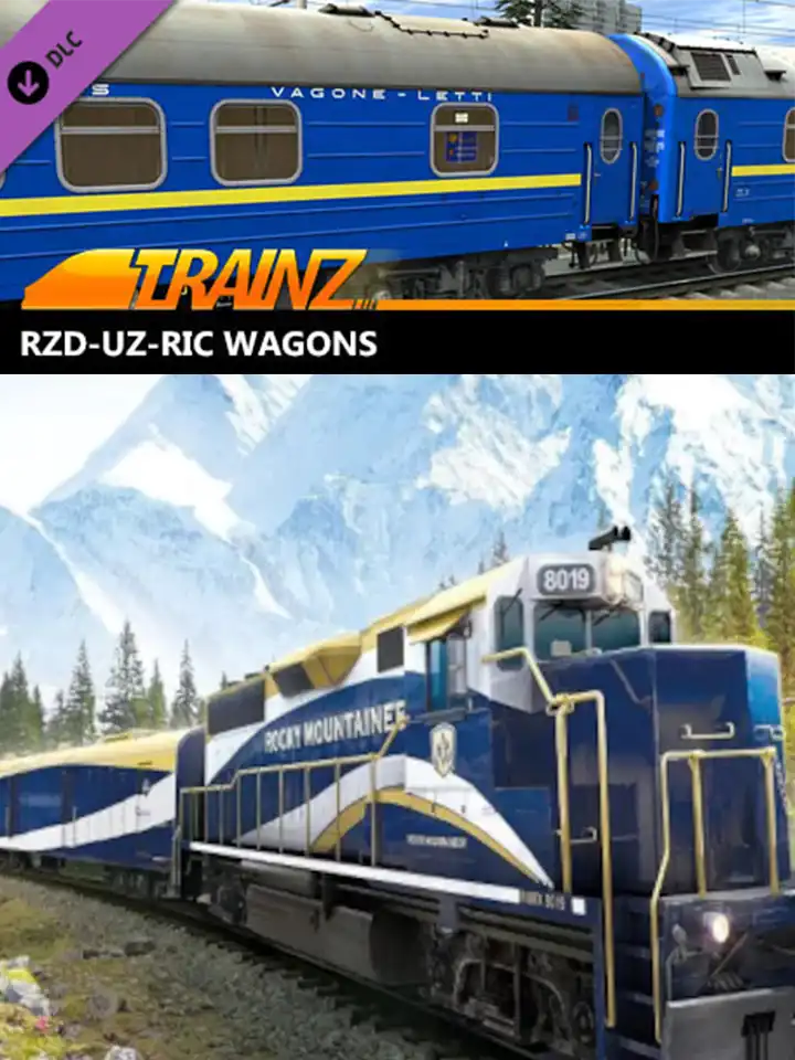 Trainz Railroad Simulator 2019: RZD-UZ-RIC Wagons cover