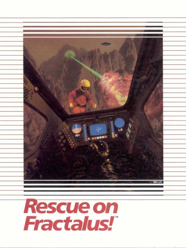 Rescue on Fractalus! cover