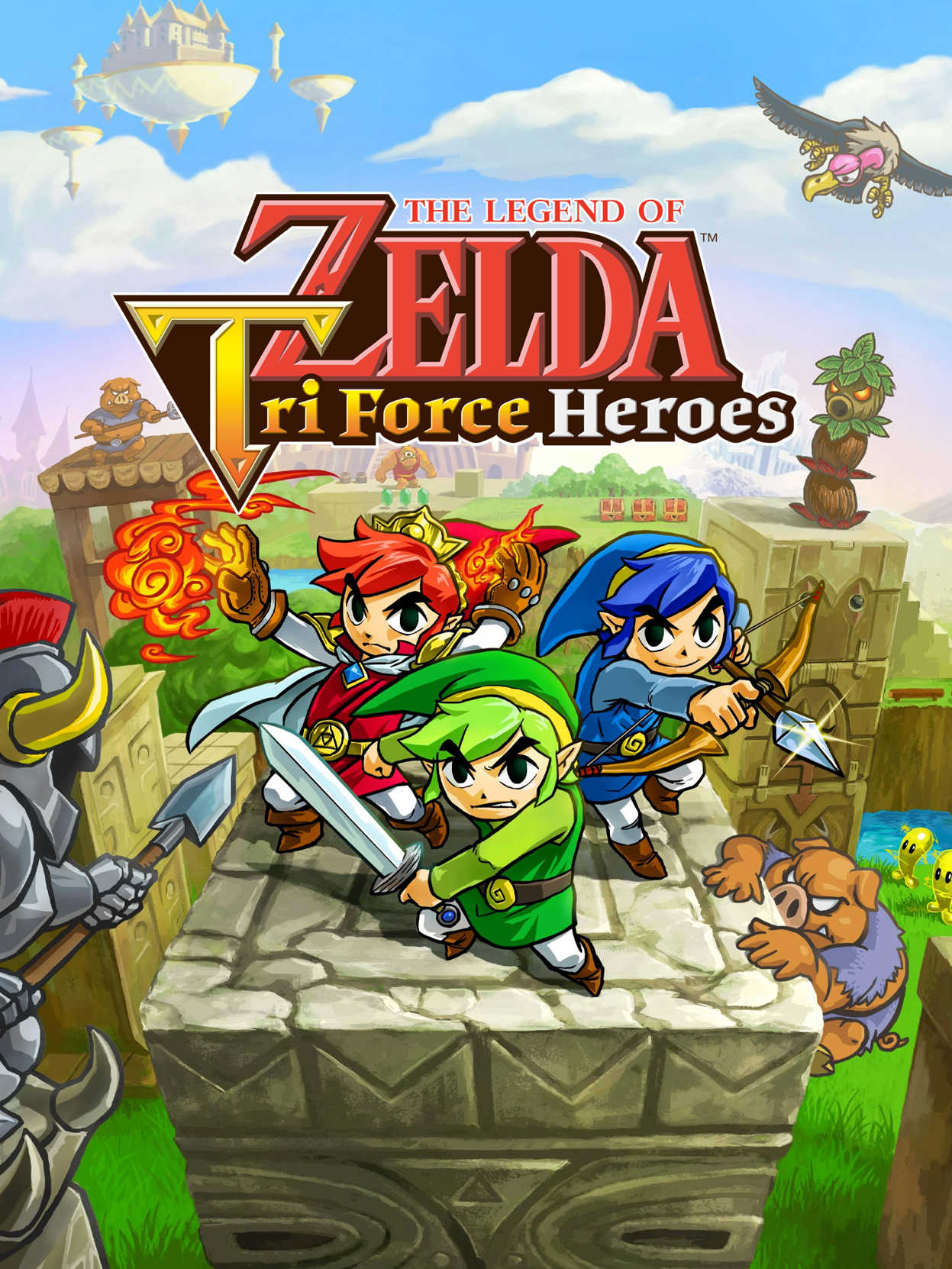 The Legend of Zelda: Tri Force Heroes cover
