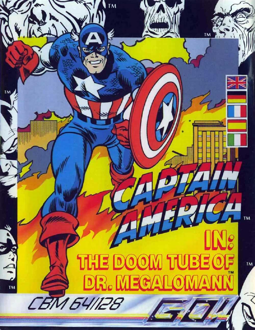 Captain America in: The Doom Tube of Dr. Megalomann cover