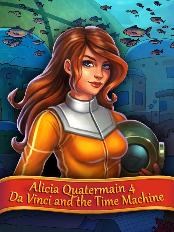 Alicia Quatermain 4: Da Vinci and the Time Machine cover