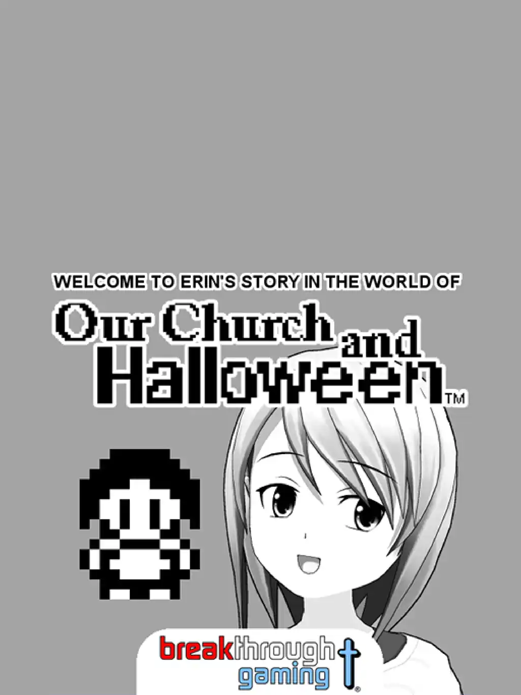 Welcome to Erin's Story in the World of Our Church and Halloween: Visual Novel cover