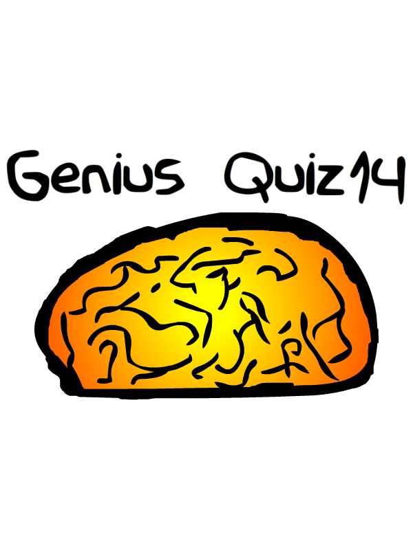 Genius Quiz 14 cover