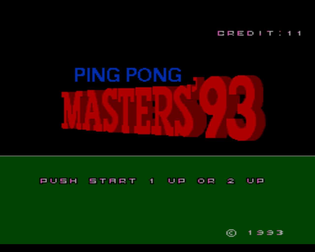 Ping Pong Masters '93 cover