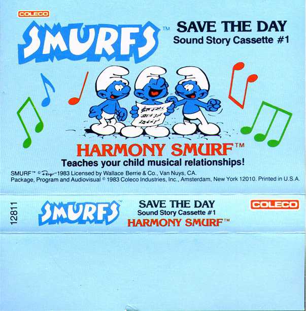 Smurfs Save the Day: Harmony Smurf cover