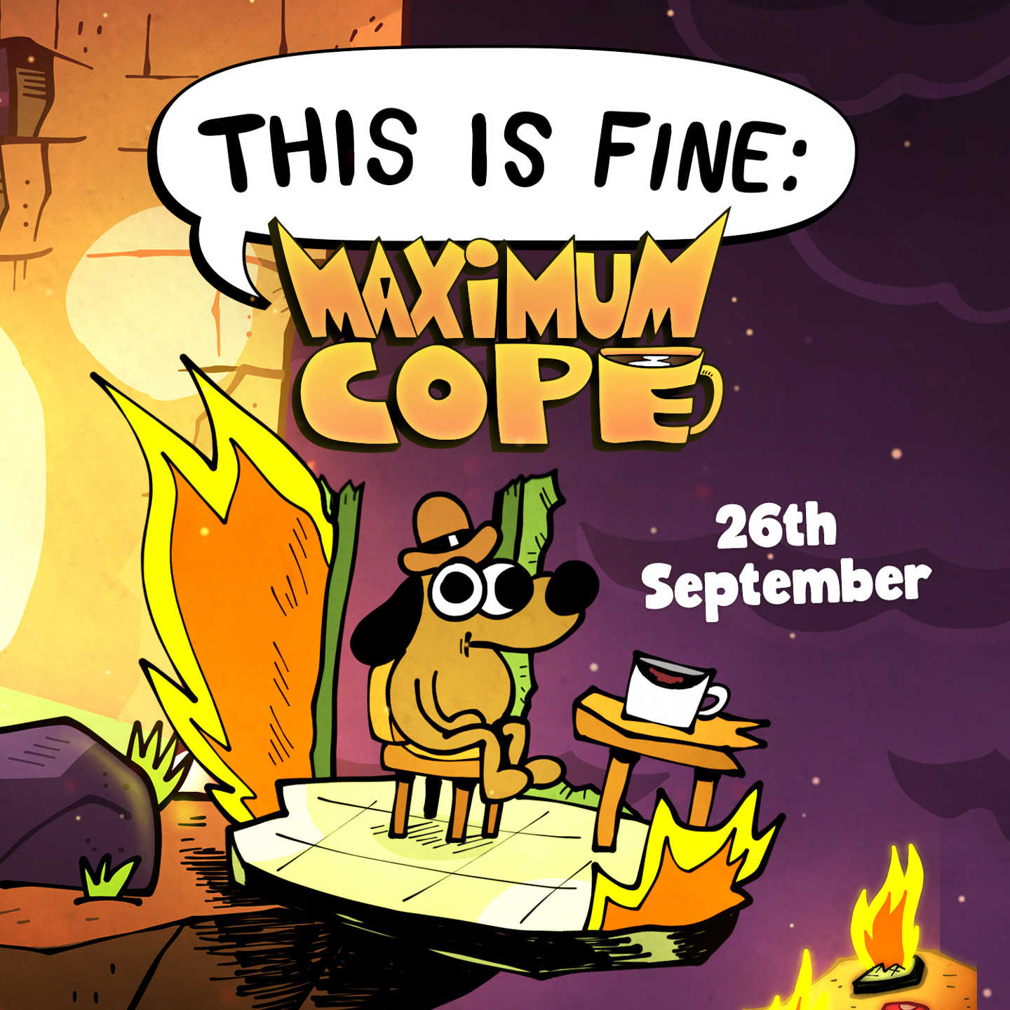 This is Fine: Maximum Cope cover