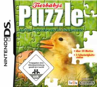 Tierbabys Puzzle: Echter Puzzlespass für Unterwegs cover
