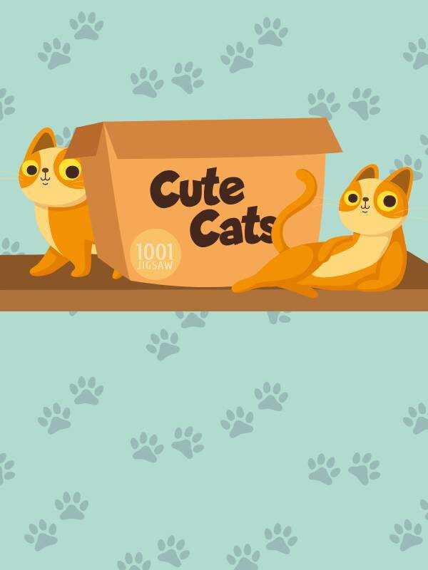 1001 Jigsaw: Cute Cats cover