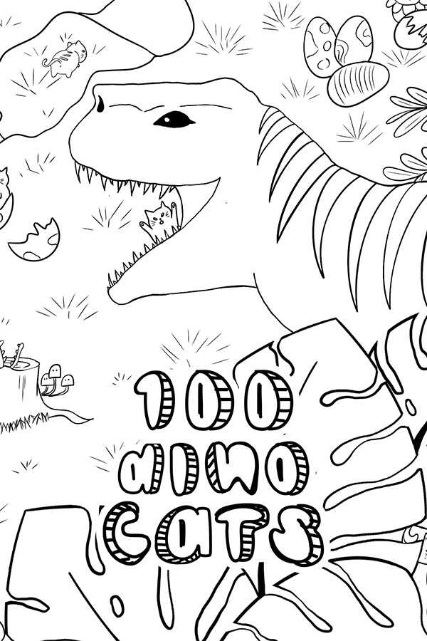 100 Dino Cats cover