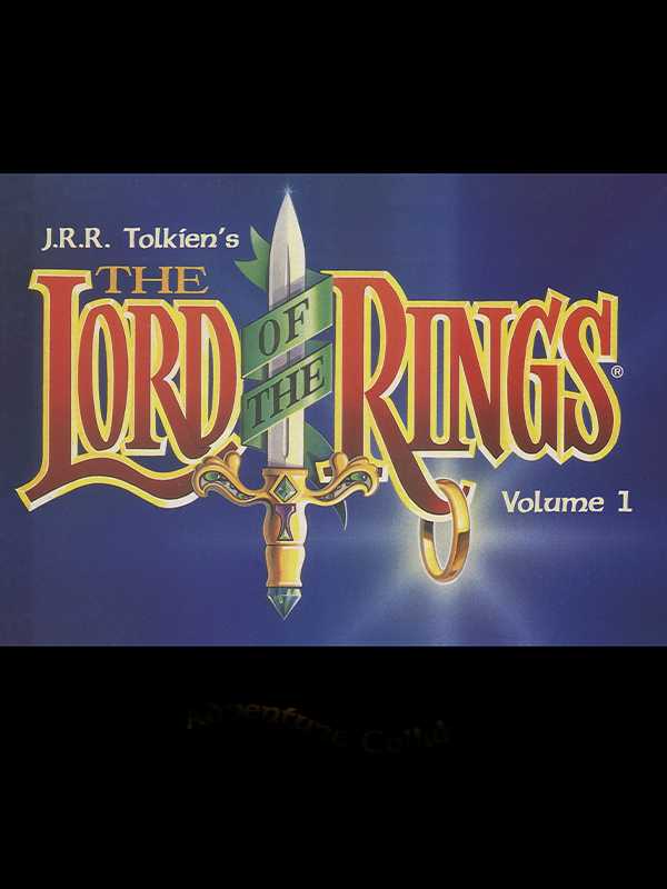 J.R.R. Tolkien's Lord of the Rings: Volume 1 cover
