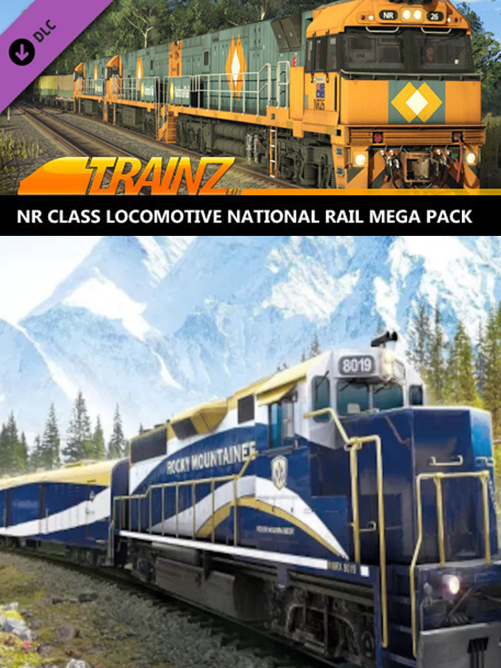 Trainz Railroad Simulator 2019: NR Class Locomotive - National Rail Mega Pack cover