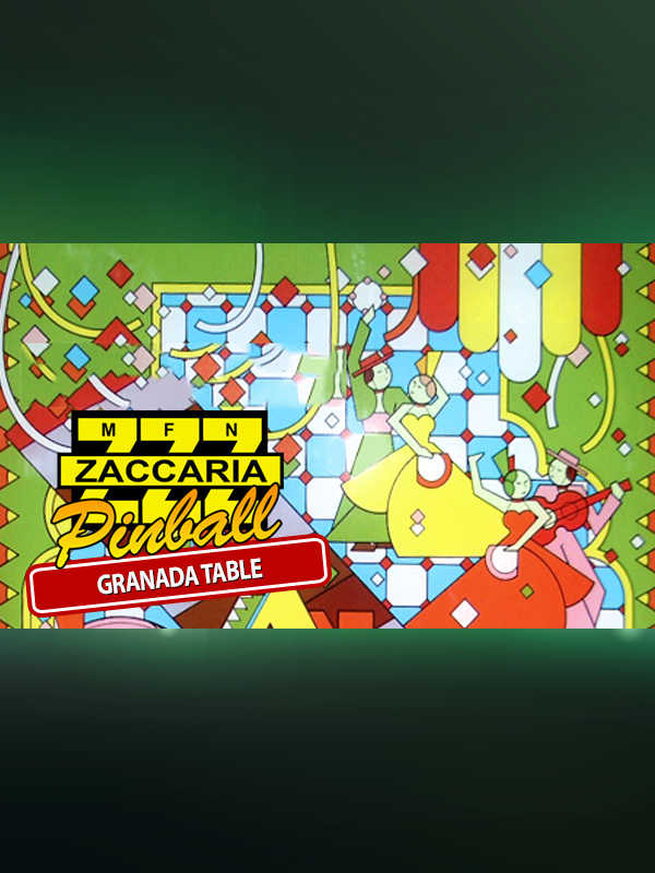 Zaccaria Pinball: Granada Table cover