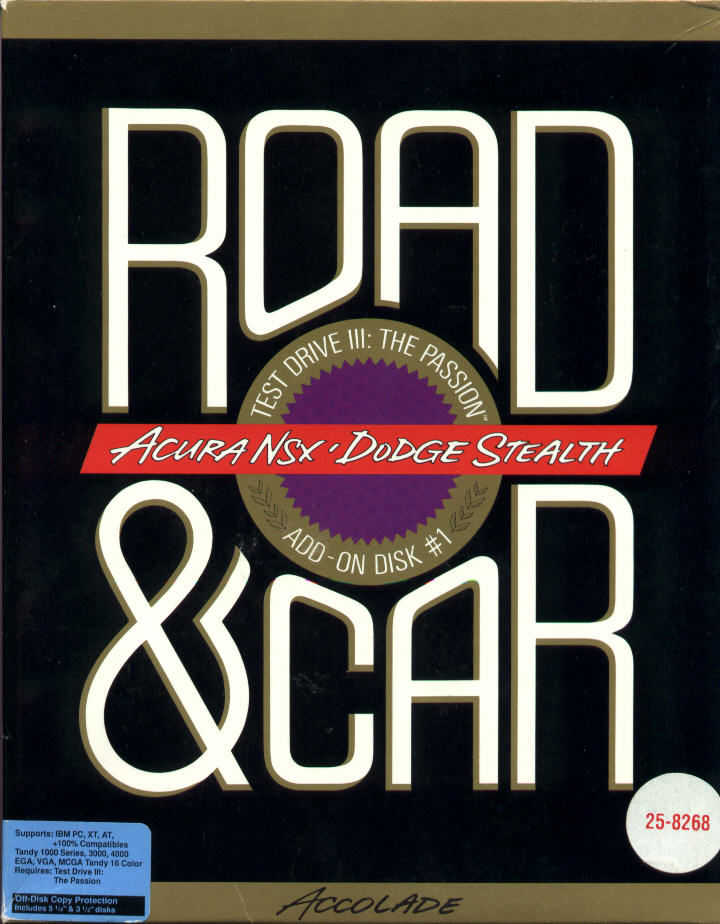 Road & Car: Test Drive III - The Passion: Add-On Disk 1 cover