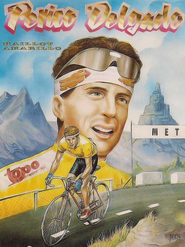 Perico Delgado Maillot Amarillo cover