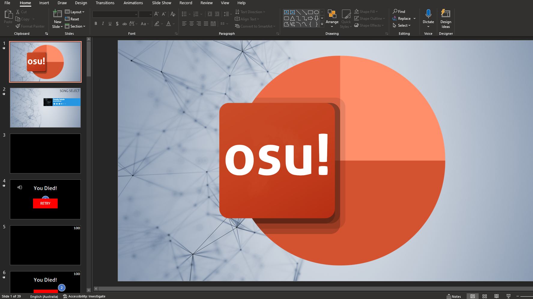 PowerPoint Osu! cover