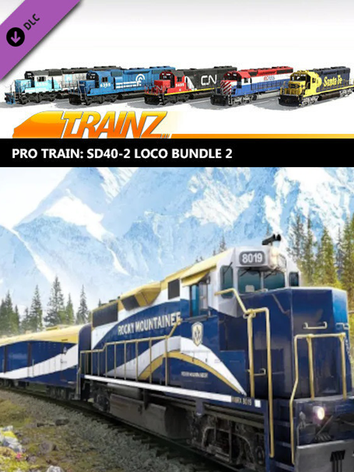 Trainz Railroad Simulator 2019: Pro Train - SD40-2 Loco Bundle 2 cover