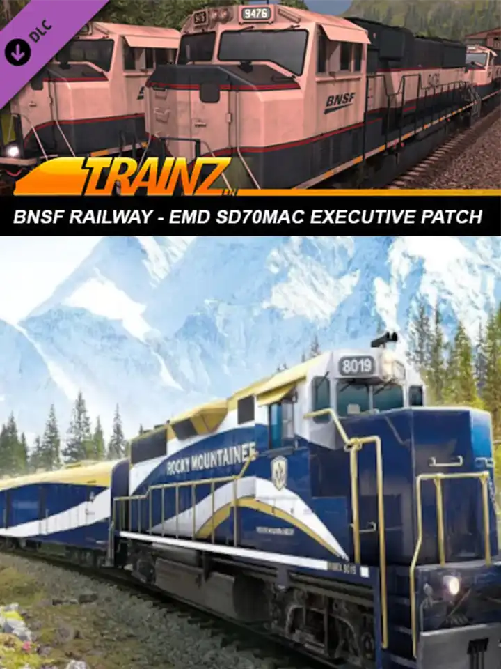 Trainz Railroad Simulator 2019: BNSF Railway EMD SD70MAC Executive Patch cover