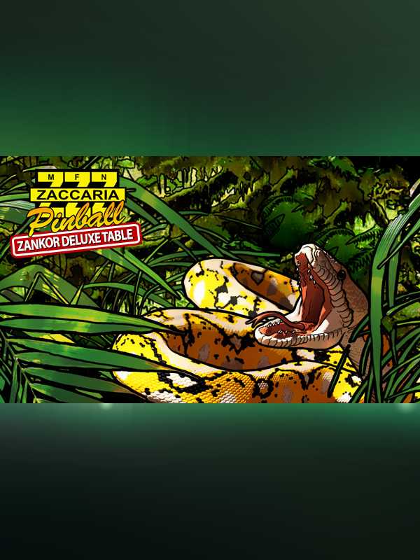 Zaccaria Pinball: Zankor Deluxe Pinball Table cover