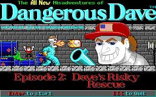 Dangerous Dave's Risky Rescue cover