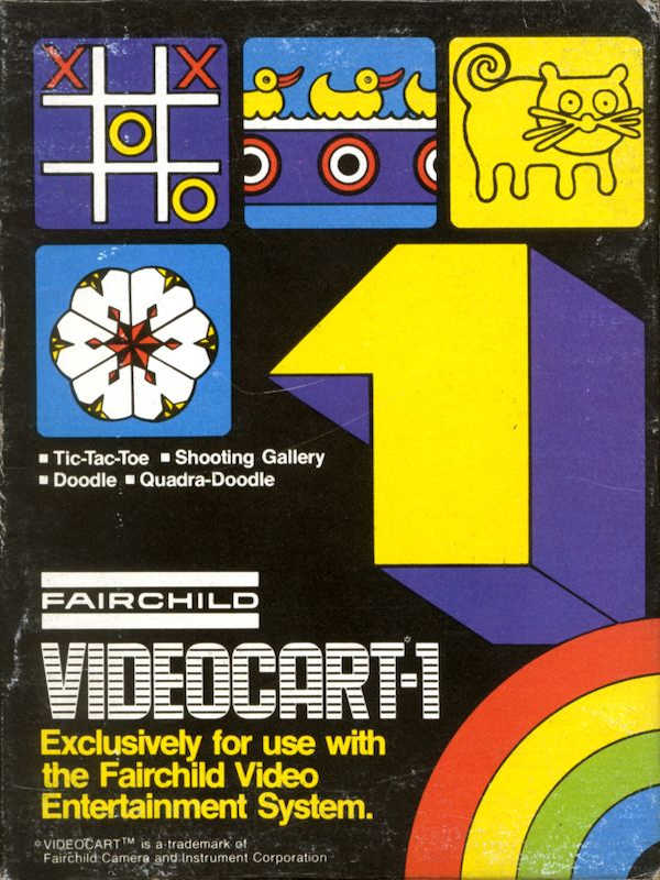 Videocart-1: Tic-Tac-Toe & Shooting Gallery & Doodle & Quadra-Doodle cover