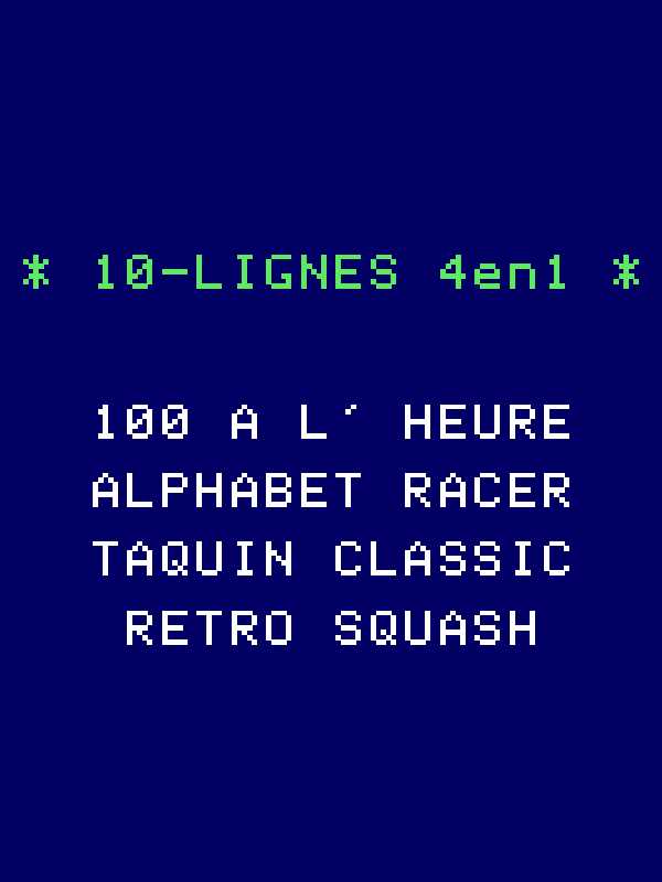 10-Lignes 4en1 by retropoke cover