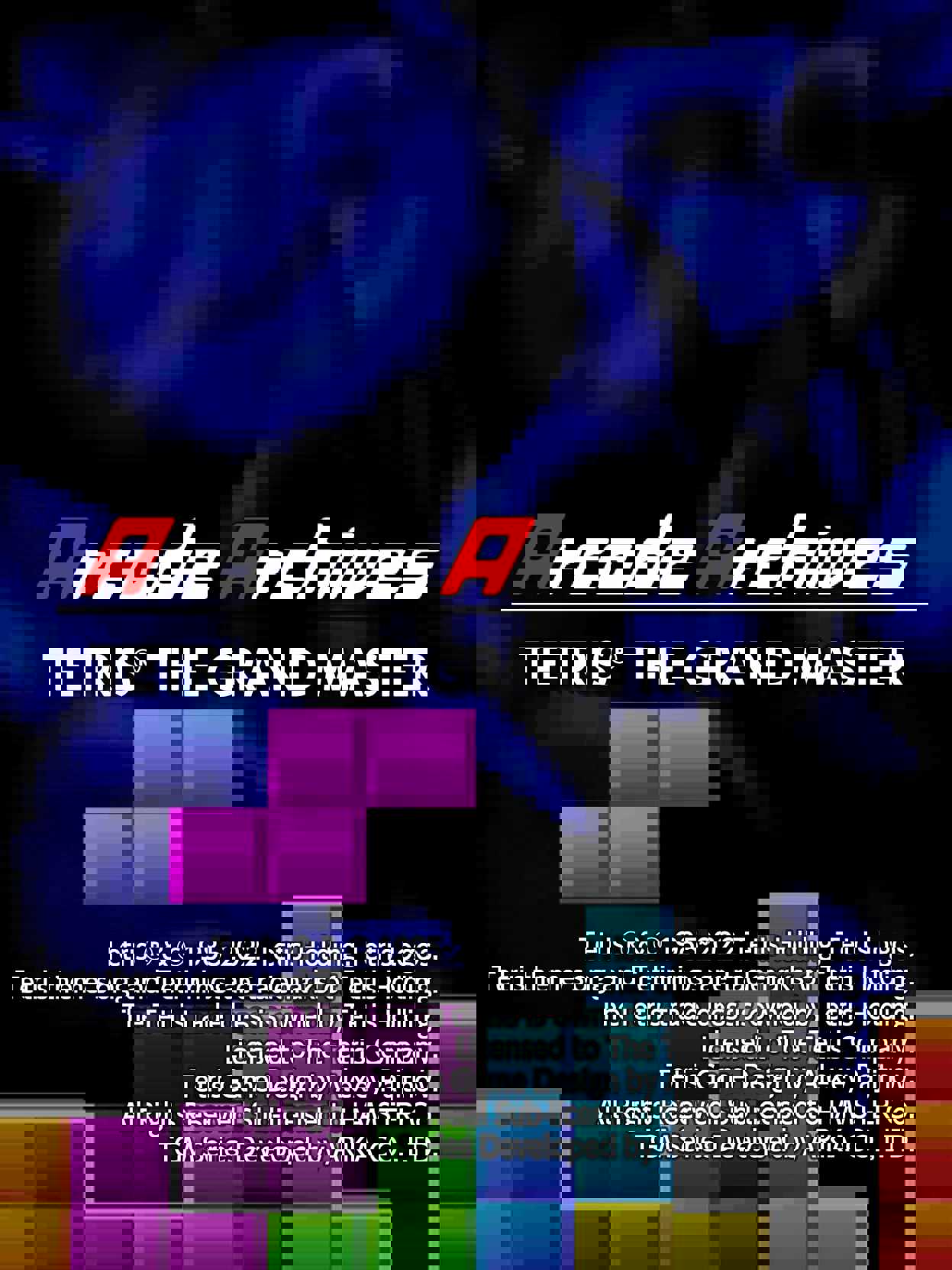 Arcade Archives: Tetris the Grand Master cover