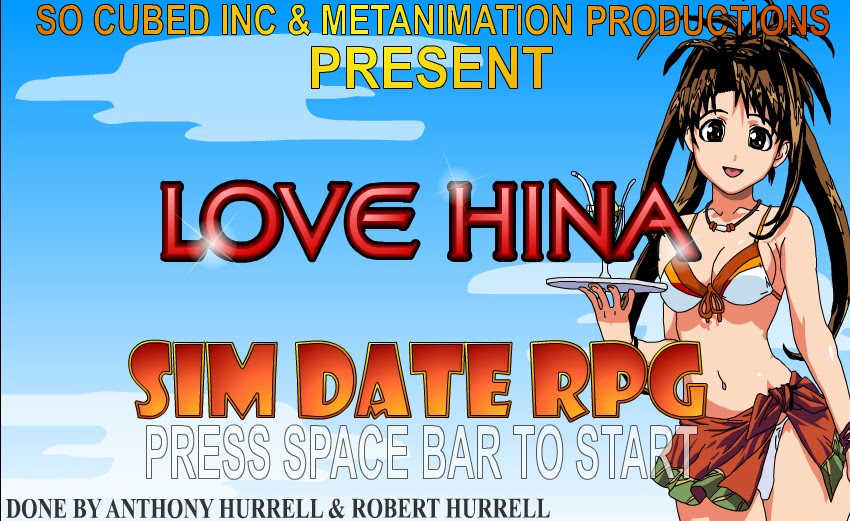 Love Hina Sim Date RPG cover