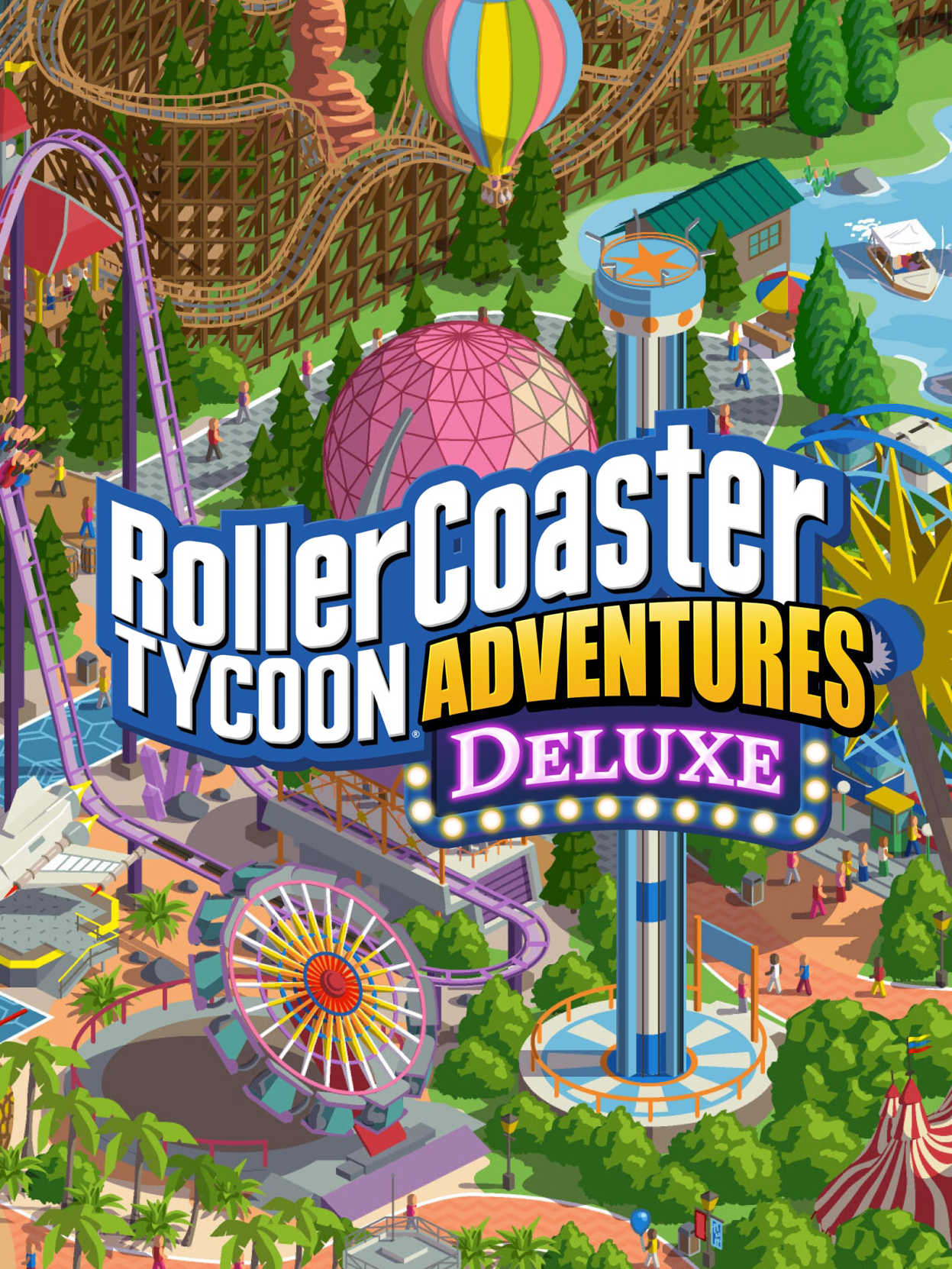 RollerCoaster Tycoon Adventures Deluxe cover