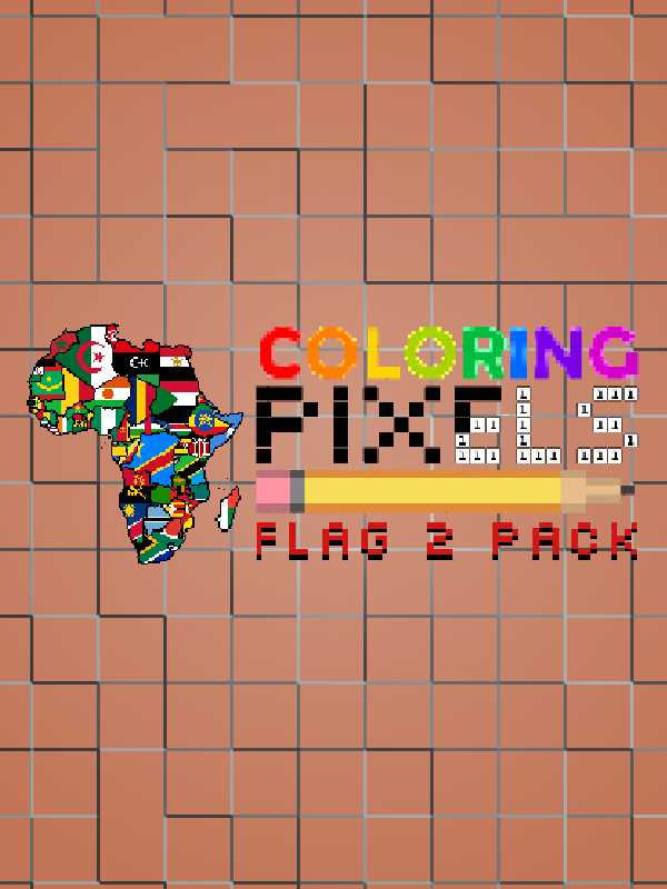 Coloring Pixels: Flag 2 Pack cover