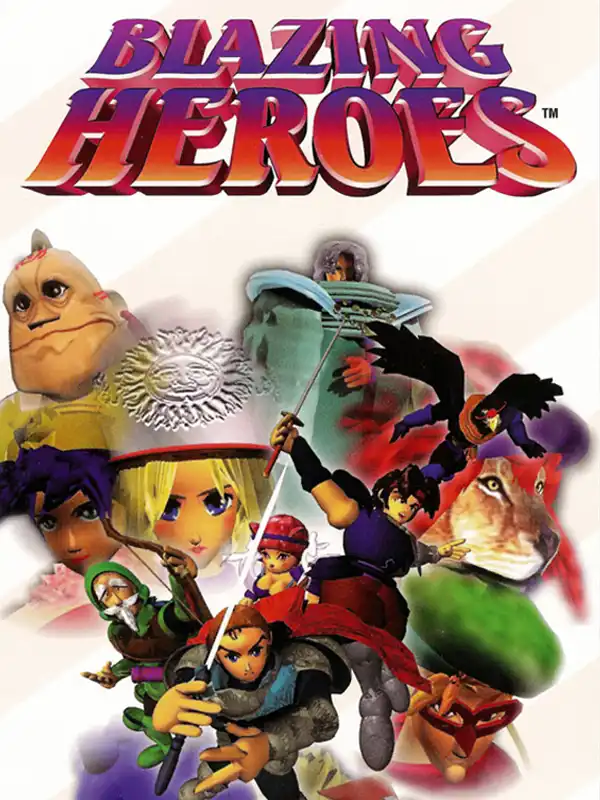 Blazing Heroes cover