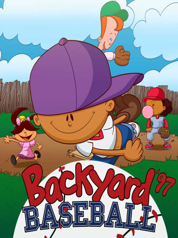 Backyard Baseball '97 cover