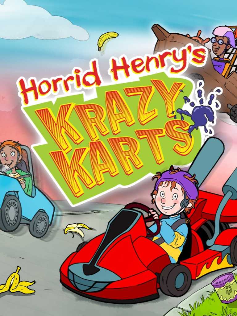 Horrid Henry's Krazy Karts cover