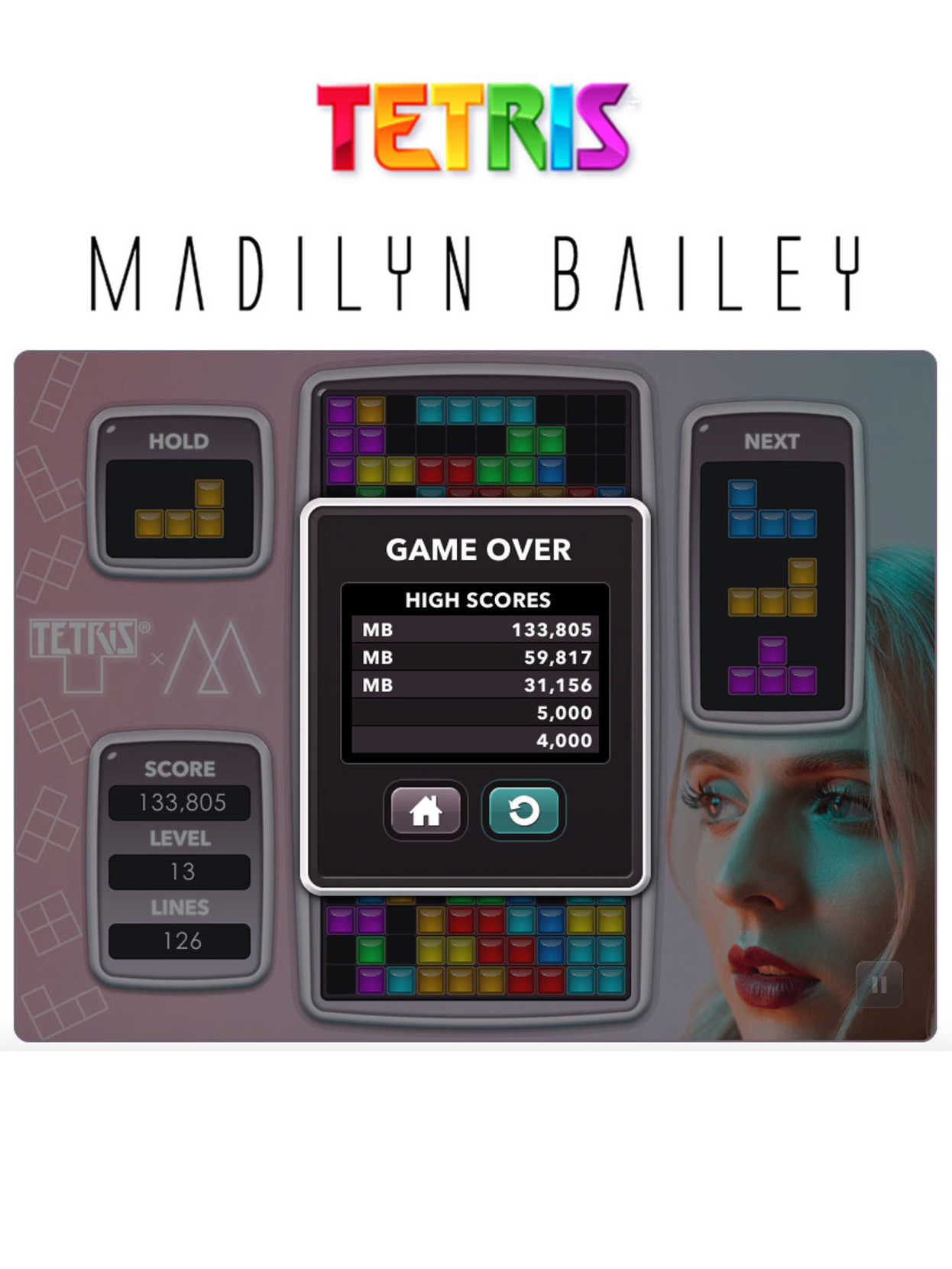 Tetris: Featuring Madilyn Bailey cover